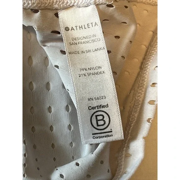 Athleta tank women's size small gray racer back - Picture 14 of 15